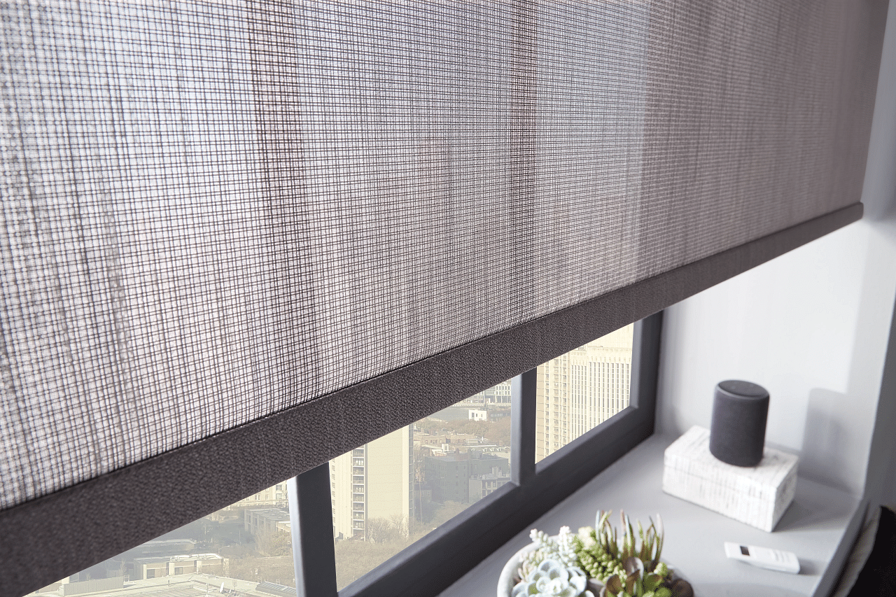 solar shades with automation