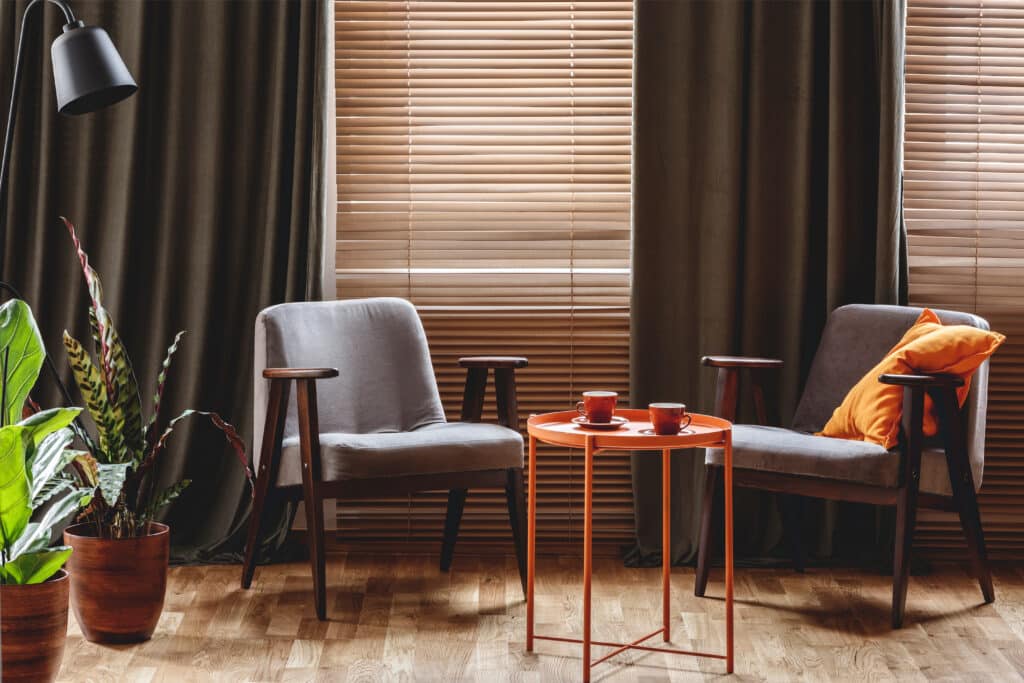 Blinds in North Carolina Sitting area