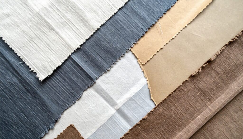 Commercial Drapery color swatches and fabric samples
